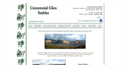Desktop Screenshot of centennialglenstables.com